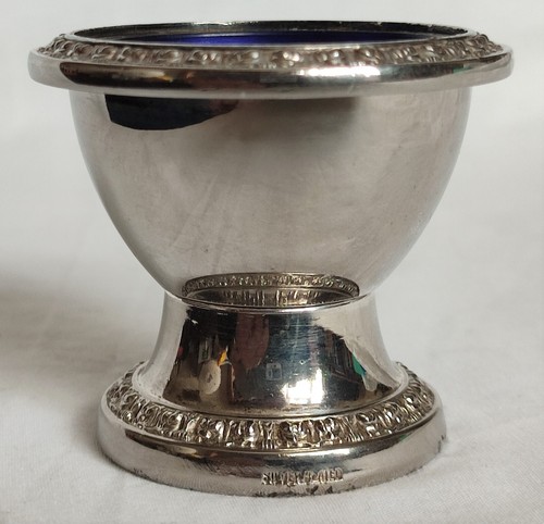Vintage silver plated egg - silver-plated,