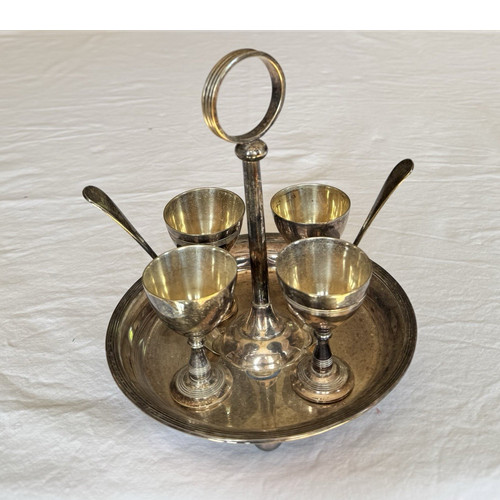 Epns silver plated - plated, egg