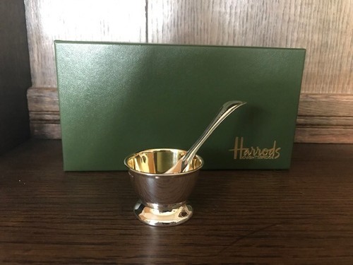 Harrods silver egg cup - egg,