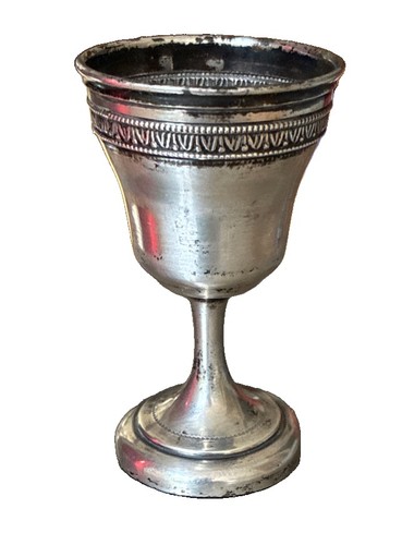 Antique french silver egg - antique, cup