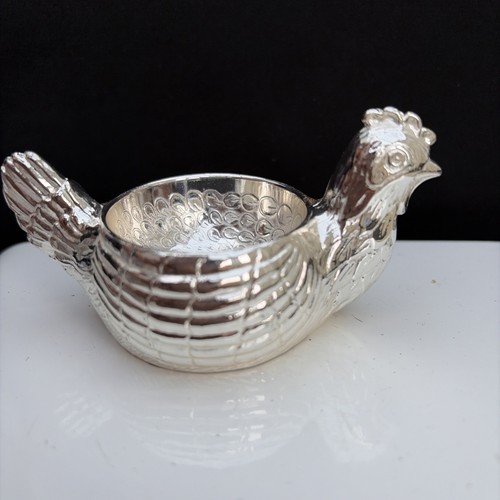 Vtg mayell silverplate chicken - mayell,