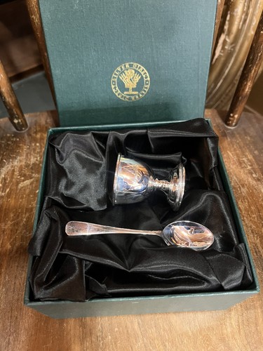 Sterling silver egg cup - sterling, &