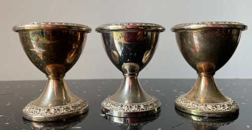 Vintage set 3 silver - a, of