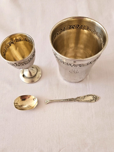 Antique french 950 silver art - .950,