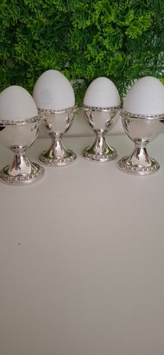 Vintage silver plated egg - vintage,