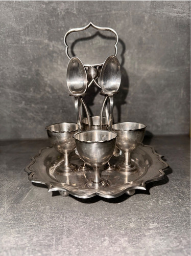 Egg cups and - 4,