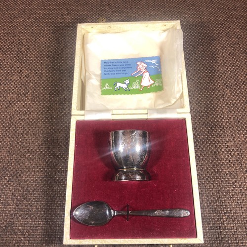 Vintage silver plated egg - vintage,
