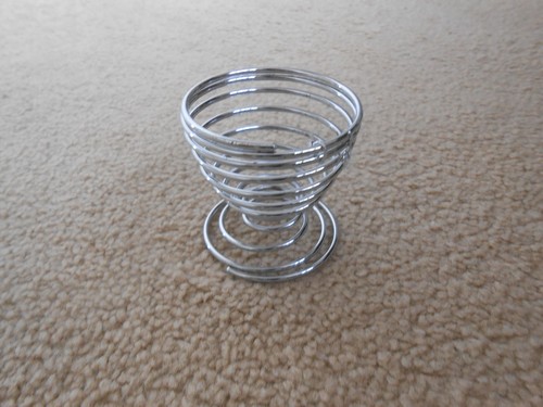 Egg cup silver coloured - egg,