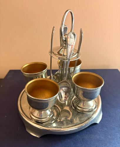 Metal egg cup - metal,