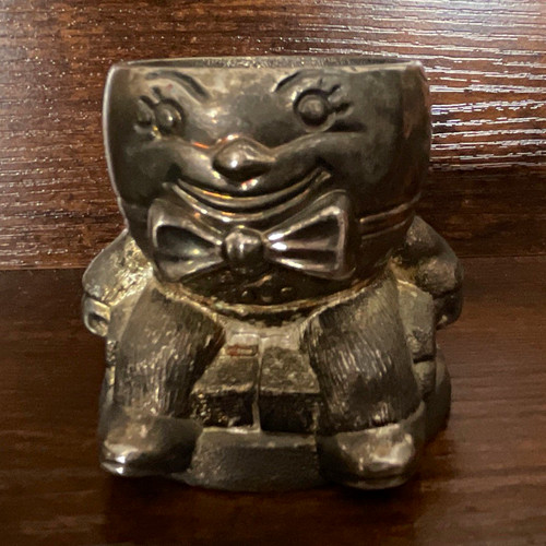 Vintage silver plated humpty - vintage, silver-plated