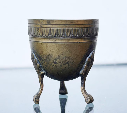 Silver plated ore egg cup - d'ore,