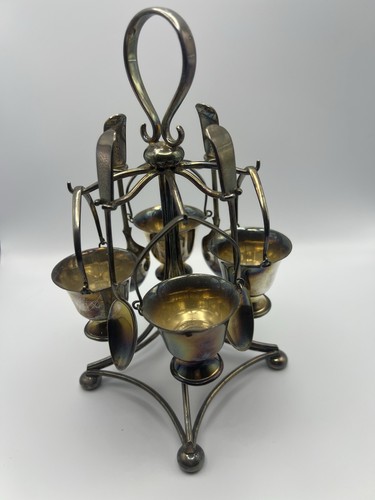 Antique silver plate - plate, 4-cup