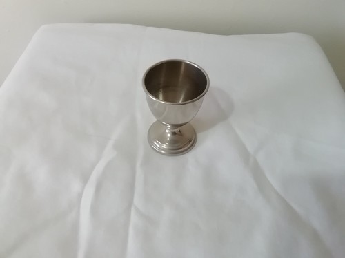Silver plated egg cup