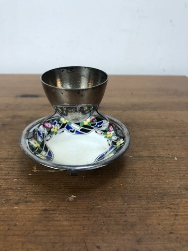 Antique silver plated egg - antique,