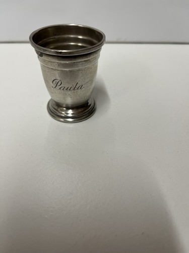 Sterling silver egg cup - silver,